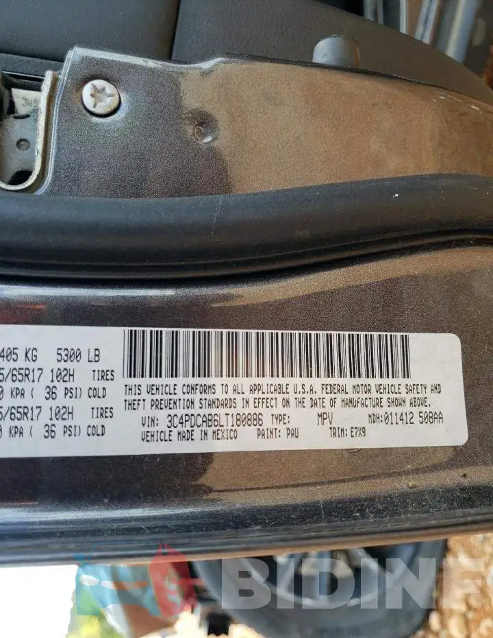 3C4PDCAB6LT180886 Photo# 13