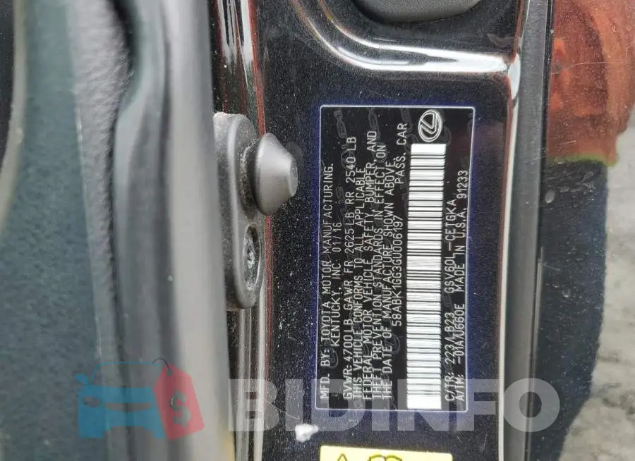 58ABK1GG3GU006197 Photo# 12