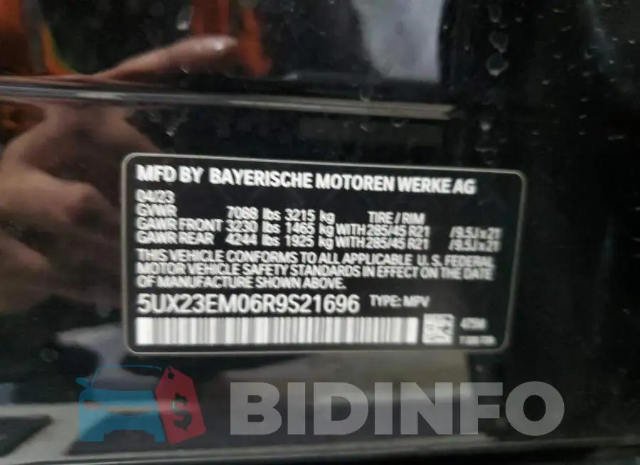 5UX23EM06R9S21696 Photo# 13