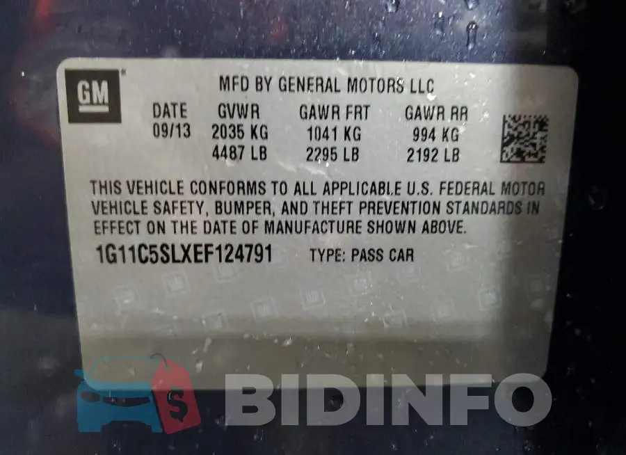 1G11C5SLXEF124791 Photo# 12
