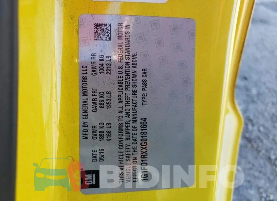 1G1FD1RXXG0181664 Photo# 12