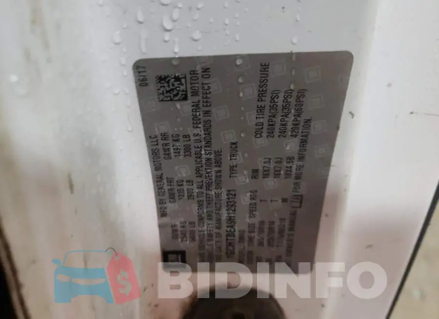 1GCHTBEA9H1293121 Photo# 12