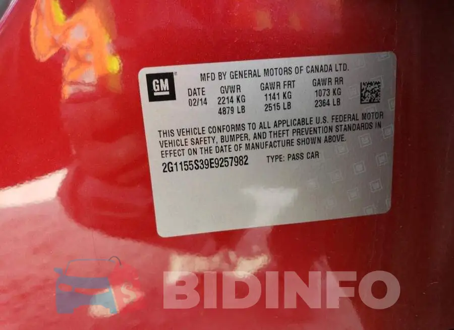 2G1155S39E9257982 Photo# 12