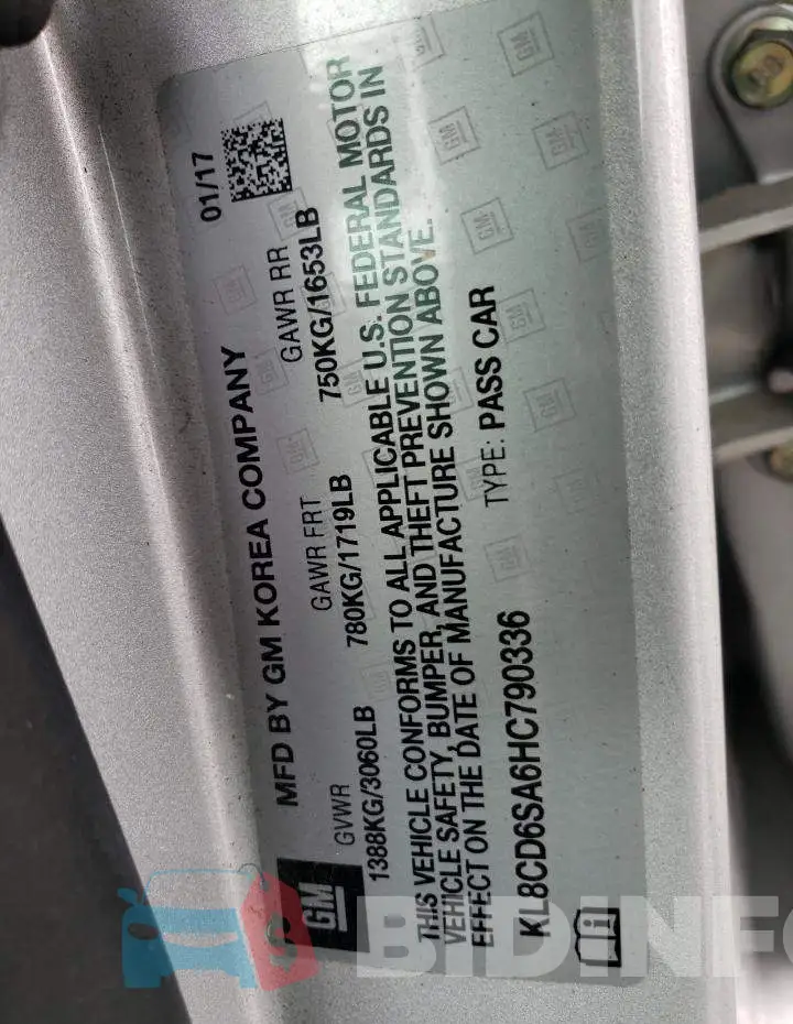 KL8CD6SA6HC790336 Photo# 12