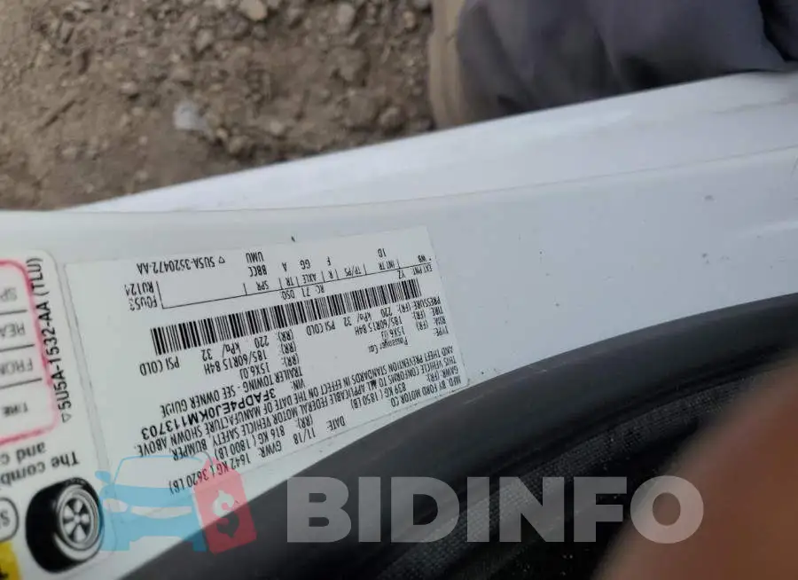 3FADP4EJ0KM113703 Photo# 12