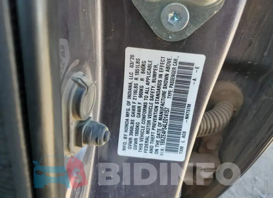 19XZE4F54LE014157 Photo# 12