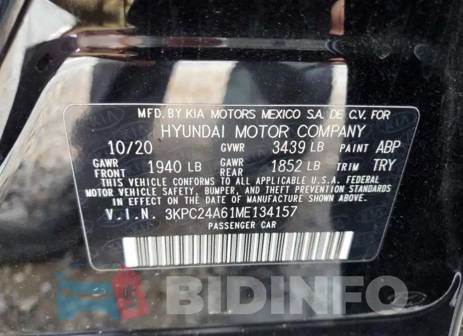 3KPC24A61ME134157 Photo# 12