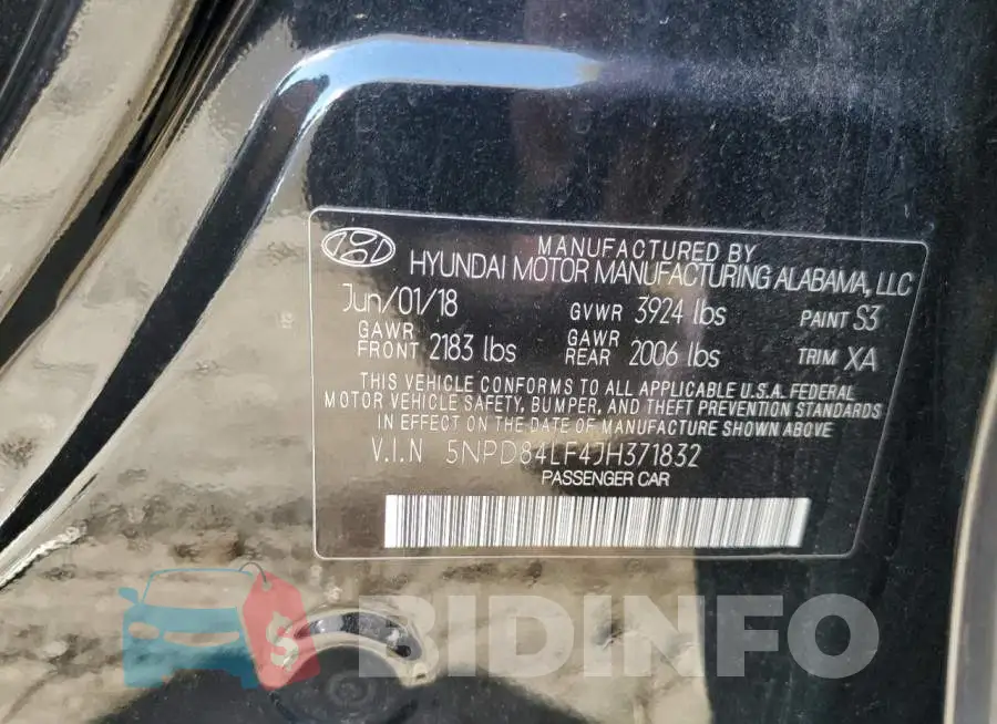 5NPD84LF4JH371832 Photo# 12