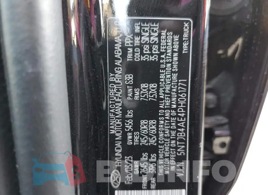 5NTJB4AE4PH061771 Photo# 12