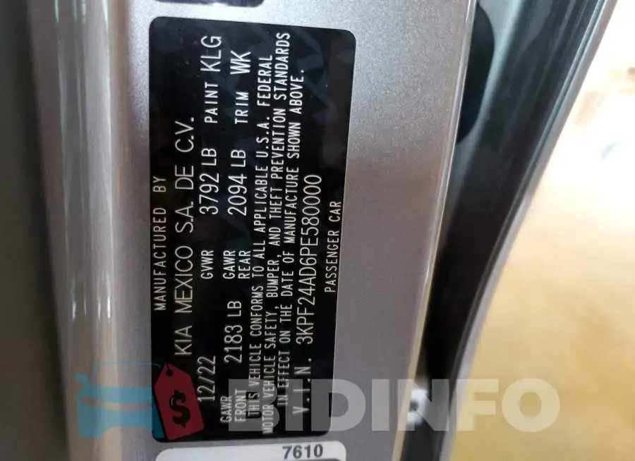 3KPF24AD6PE580000 Photo# 12