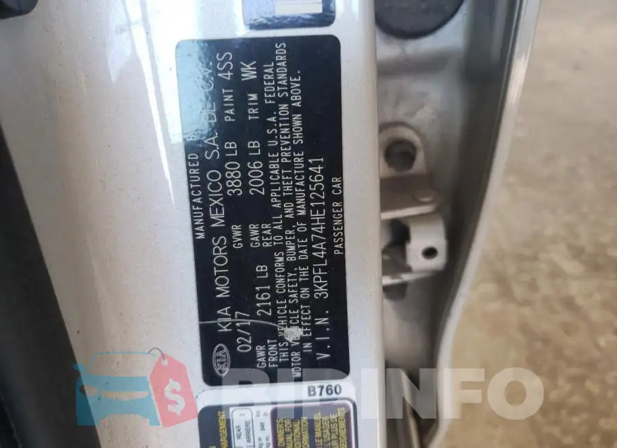 3KPFL4A74HE125641 Photo# 13