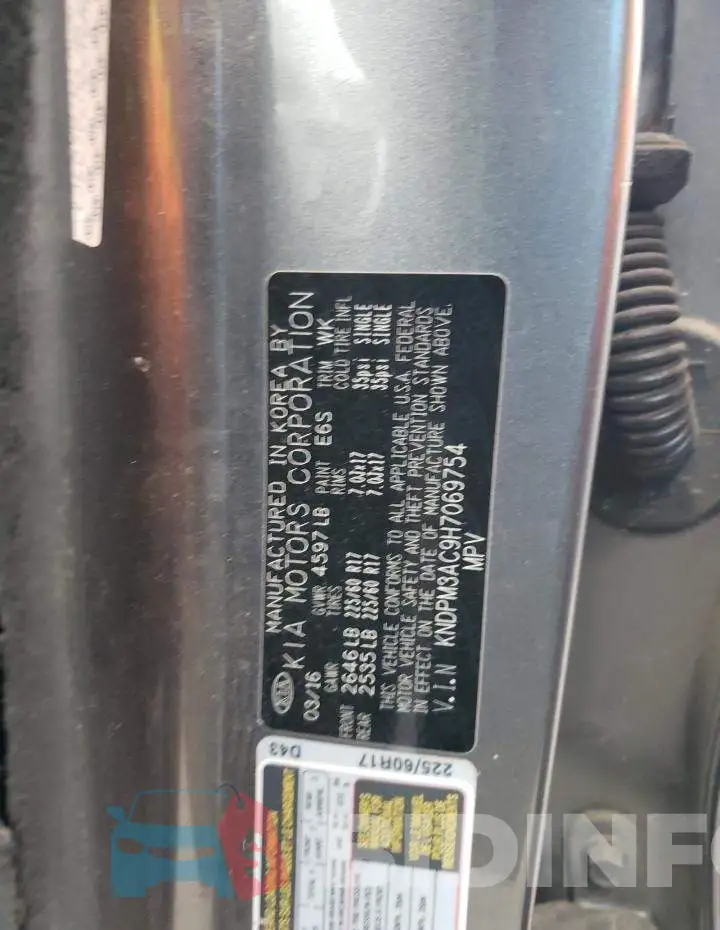 KNDPM3AC9H7069754 Photo# 13
