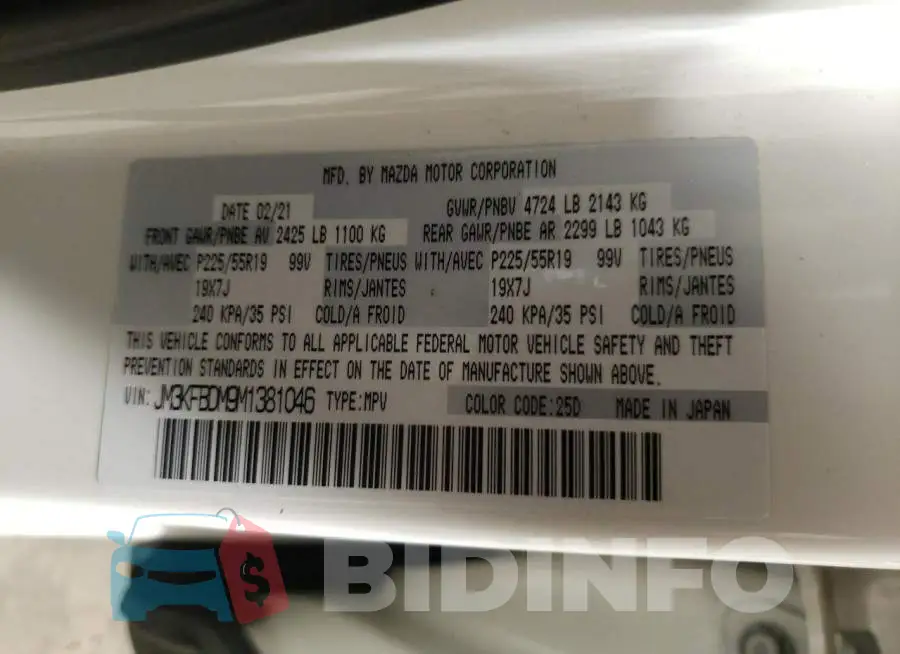 JM3KFBDM9M1381046 Photo# 13