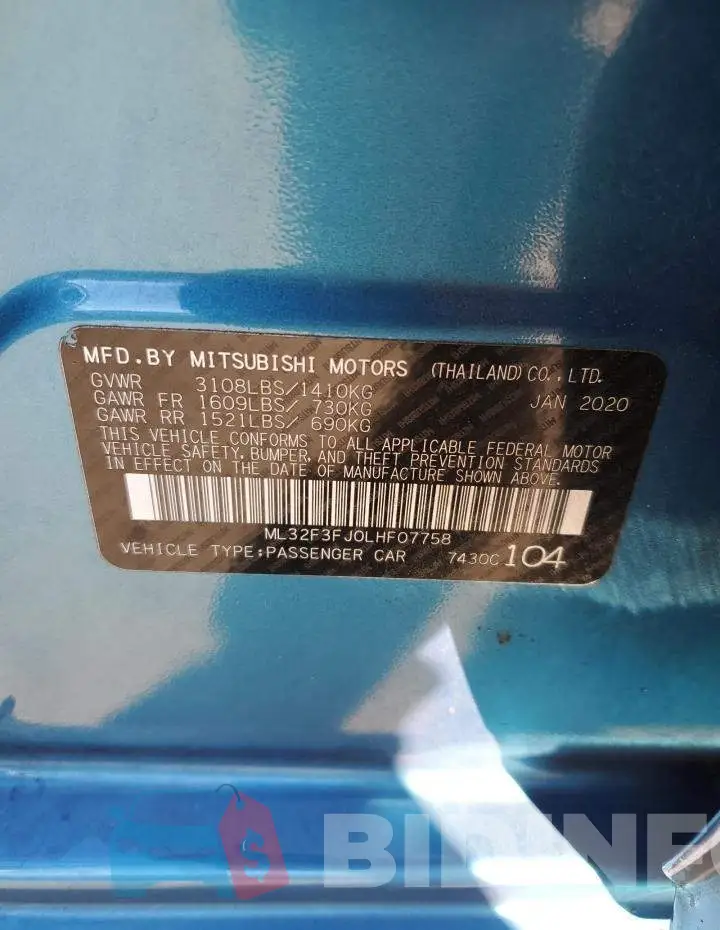 ML32F3FJ0LHF07758 Photo# 12