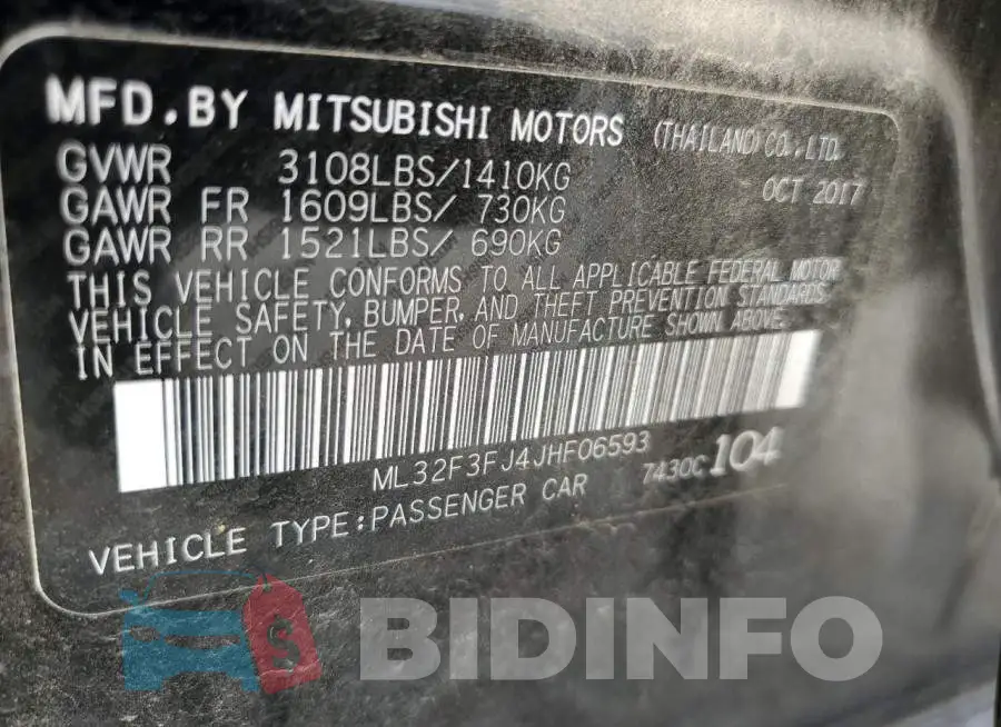 ML32F3FJ4JHF06593 Photo# 12
