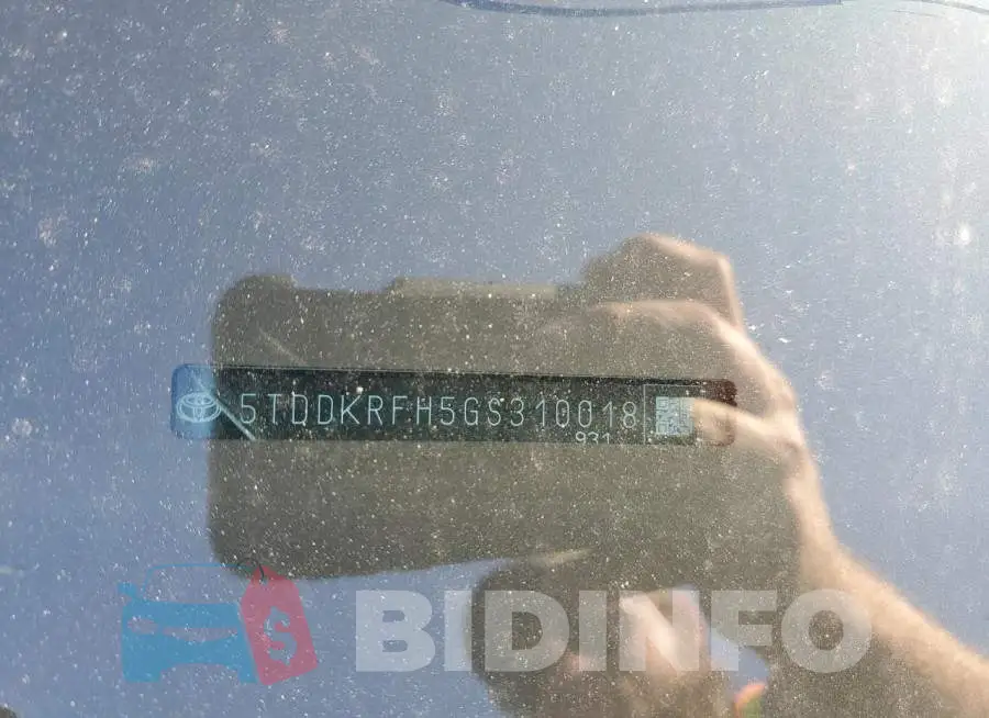 5TDDKRFH5GS310018 Photo# 12