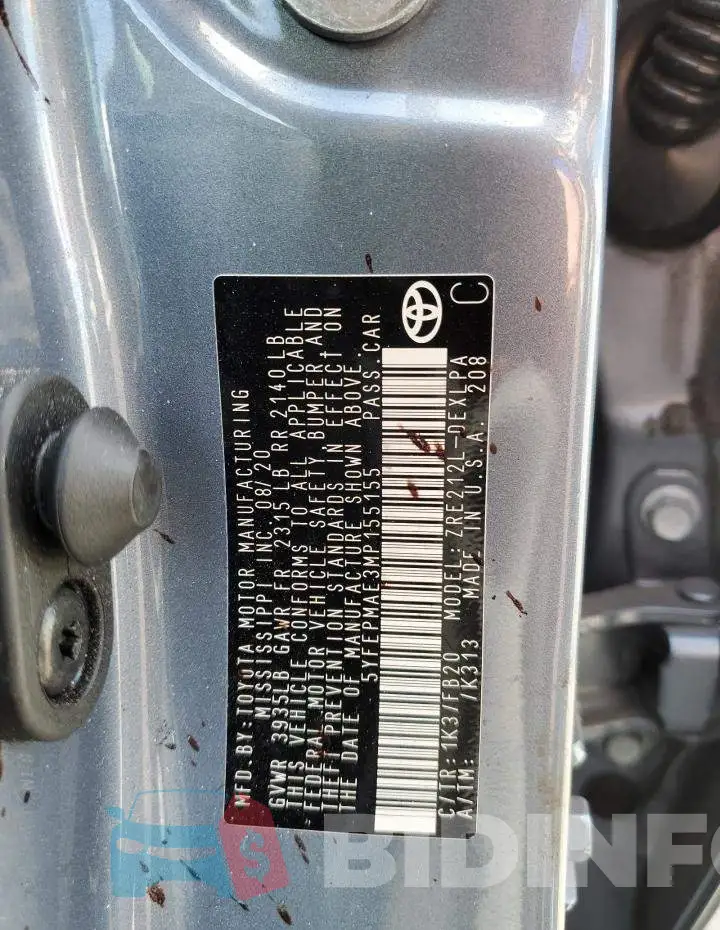 5YFEPMAE3MP155155 Photo# 12