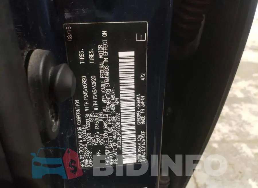 JTEBU5JR5G5281292 Photo# 13