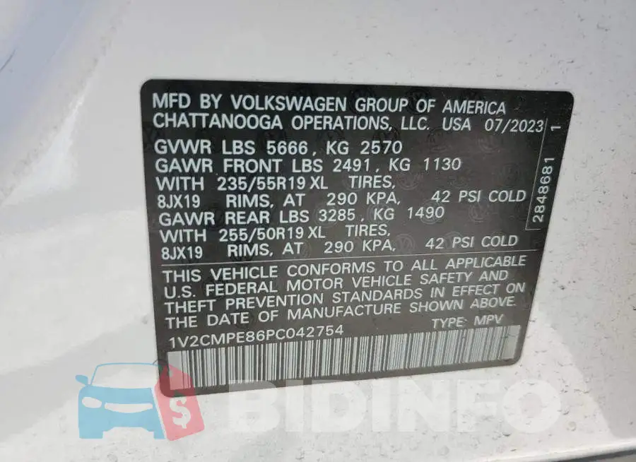 1V2CMPE86PC042754 Photo# 14