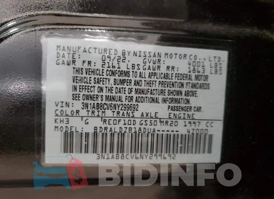 3N1AB8CV6NY299692 Photo# 12