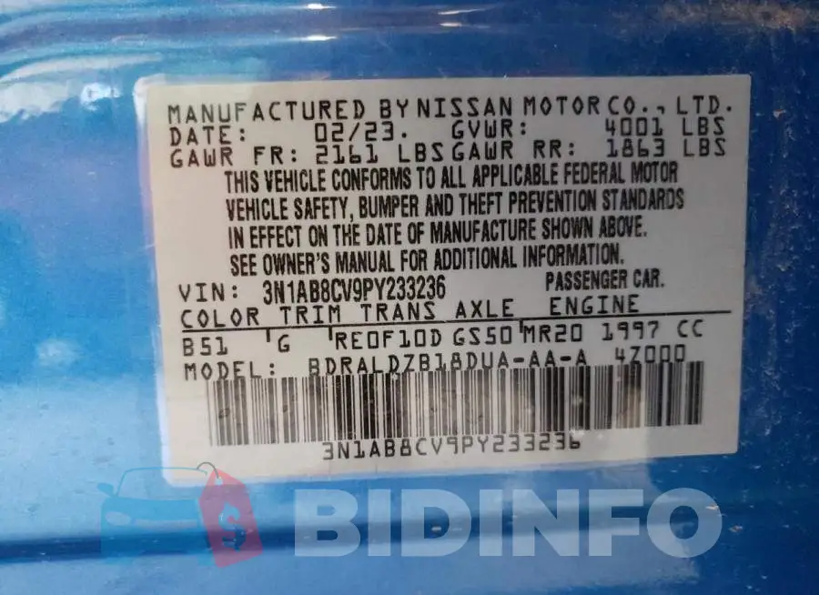 3N1AB8CV9PY233236 Photo# 12