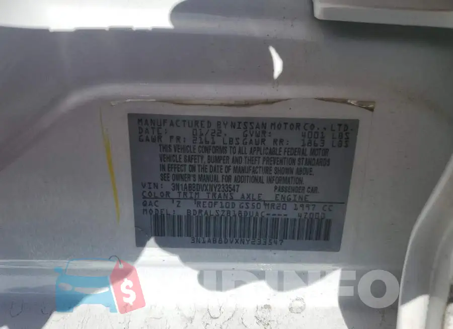 3N1AB8DVXNY233547 Photo# 12