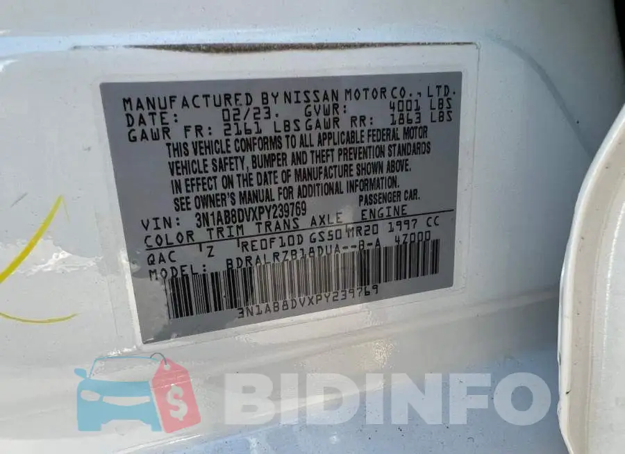 3N1AB8DVXPY239769 Photo# 10