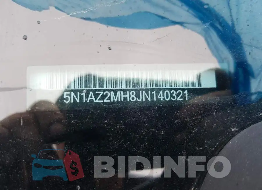 5N1AZ2MH8JN140321 Photo# 12