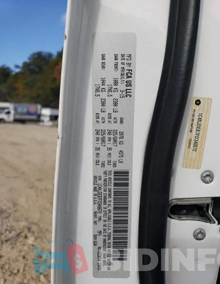 1C4NJDEB7FD340672 Photo# 13
