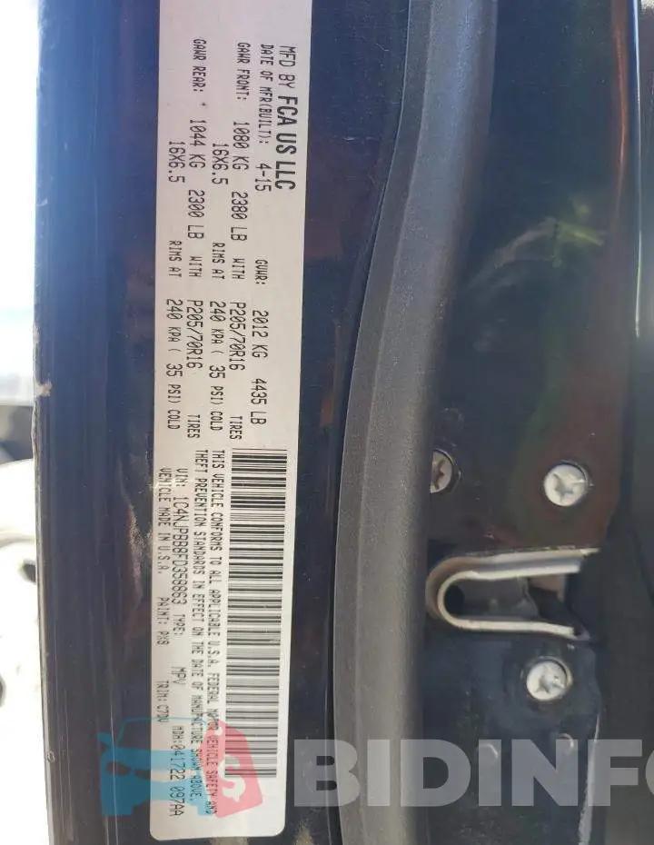 1C4NJPBB8FD358863 Photo# 13