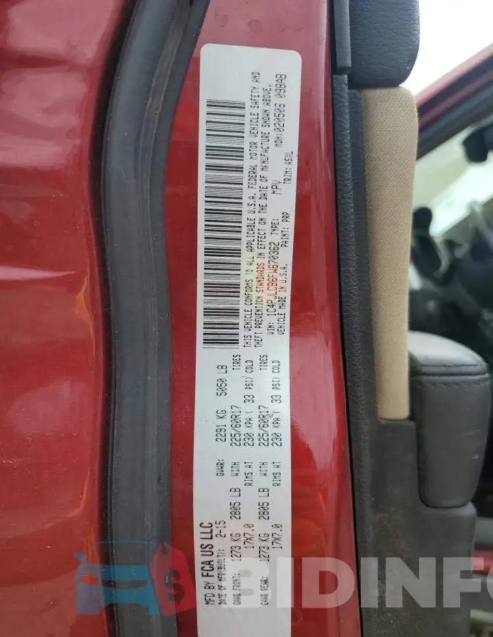 1C4PJLCB6FW670362 Photo# 13