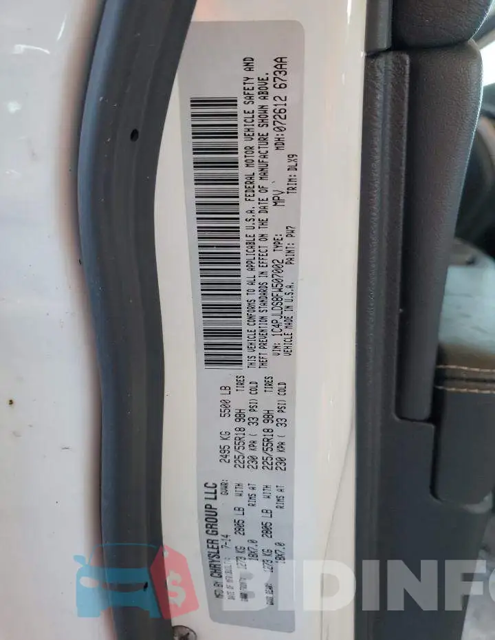 1C4PJLDS8FW507002 Photo# 13