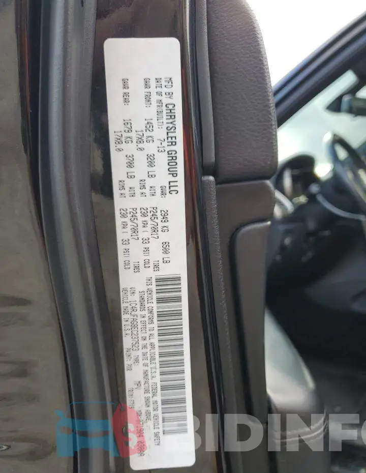 1C4RJFAG8EC237523 Photo# 13
