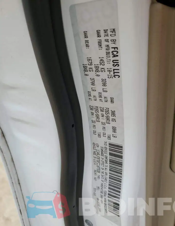 1C4RJFBT6FC187539 Photo# 14