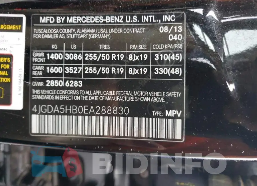 4JGDA5HB0EA288830 Photo# 13