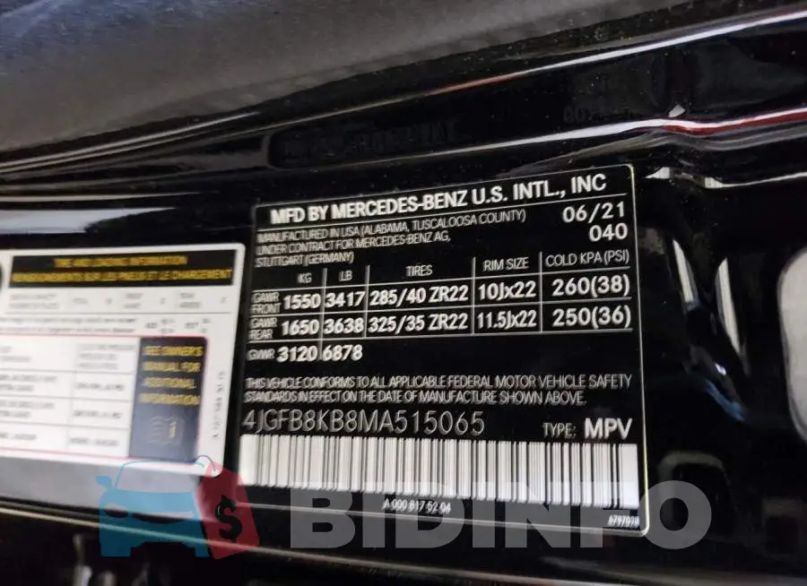 4JGFB8KB8MA515065 Photo# 12