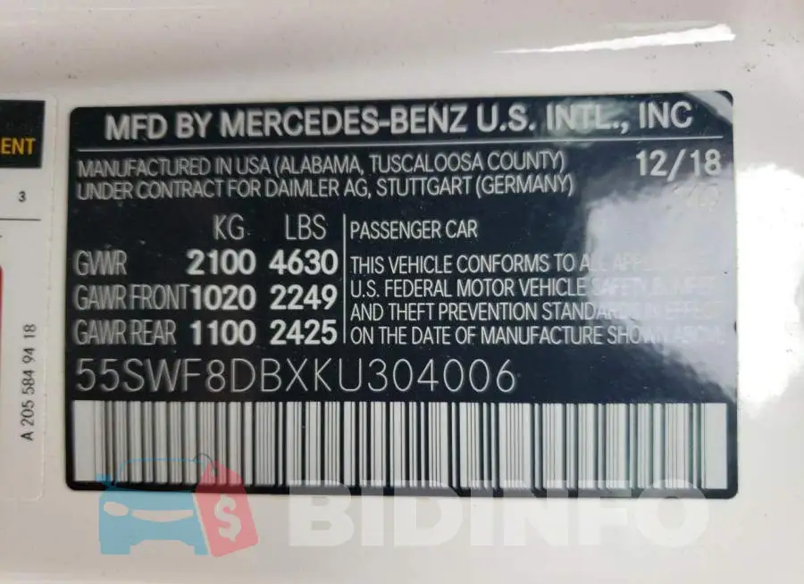 55SWF8DBXKU304006 Photo# 10