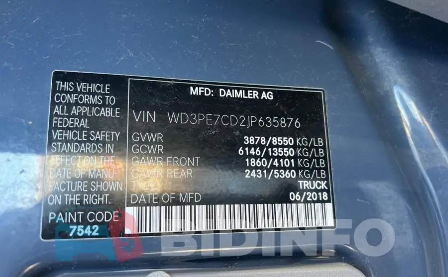 WD3PE7CD2JP635876 Photo# 10