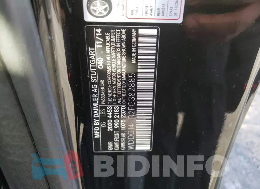 WDDGJ4HB2FG382885 Photo# 12