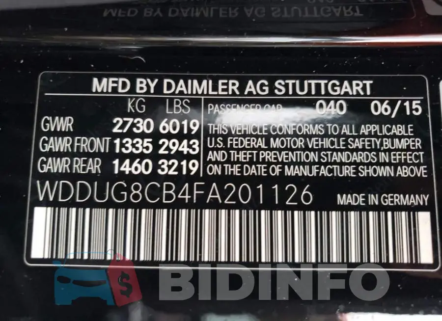 WDDUG8CB4FA201126 Photo# 12