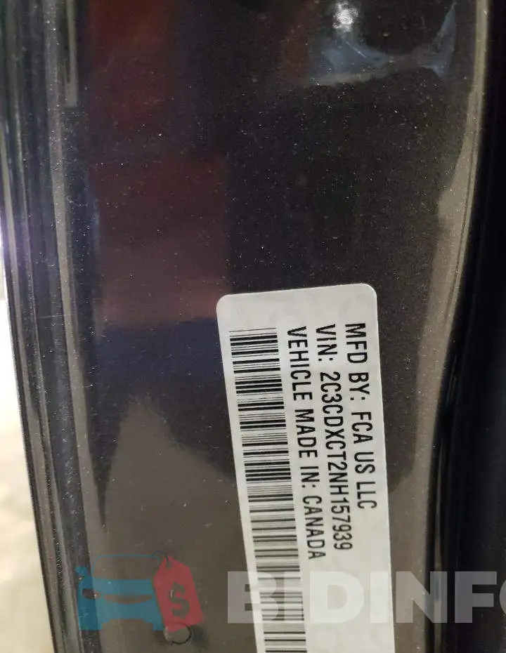 2C3CDXCT2NH157939 Photo# 12