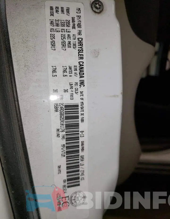 2C4RDGBG2ER101178 Photo# 13
