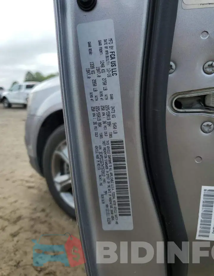 3C4PDCGG7HT572012 Photo# 13