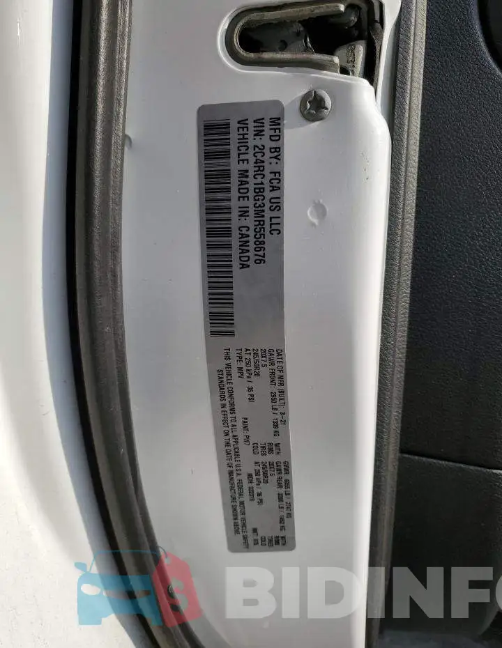 2C4RC1BG3MR558676 Photo# 13