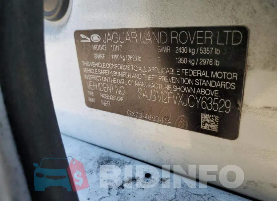 SAJBM2FVXJCY63529 Photo# 13
