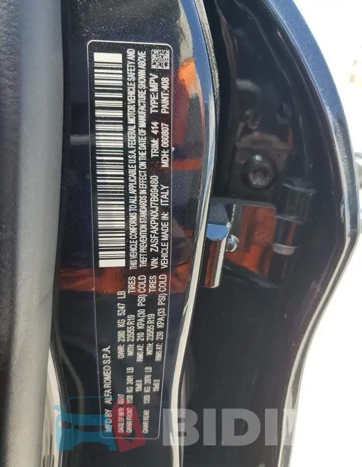 ZASFAKPNXJ7B69480 Photo# 13