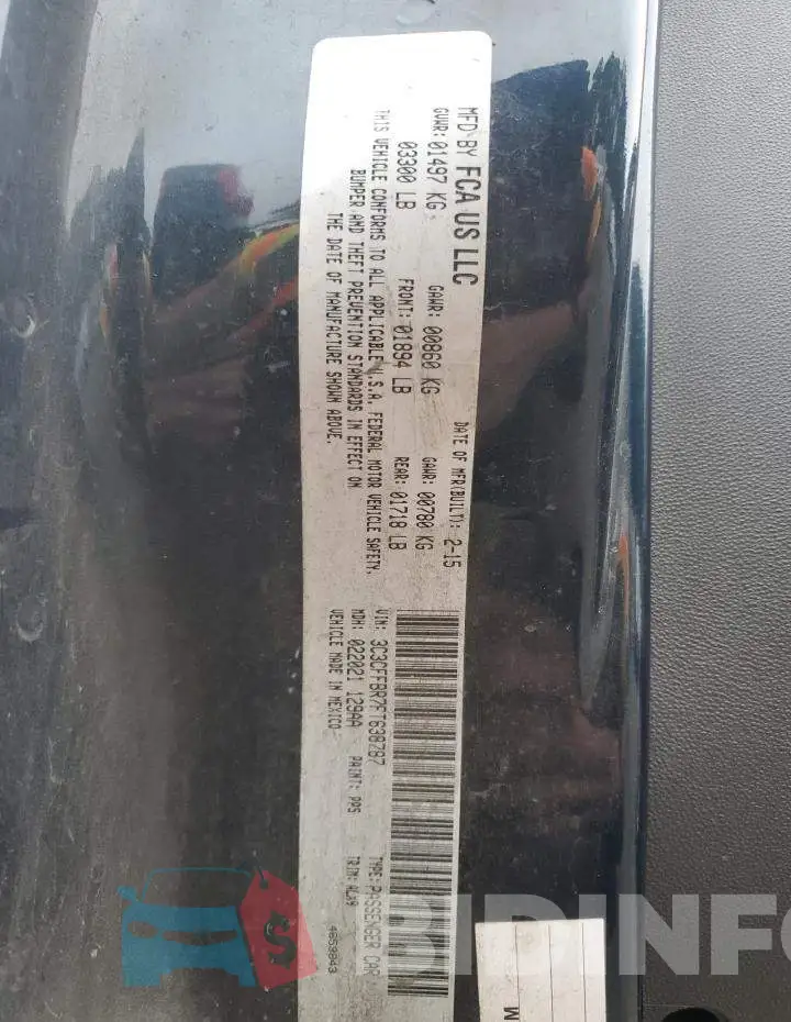 3C3CFFBR7FT638787 Photo# 12