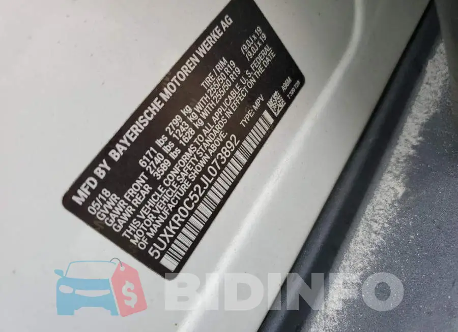 5UXKR0C52JL073892 Photo# 13