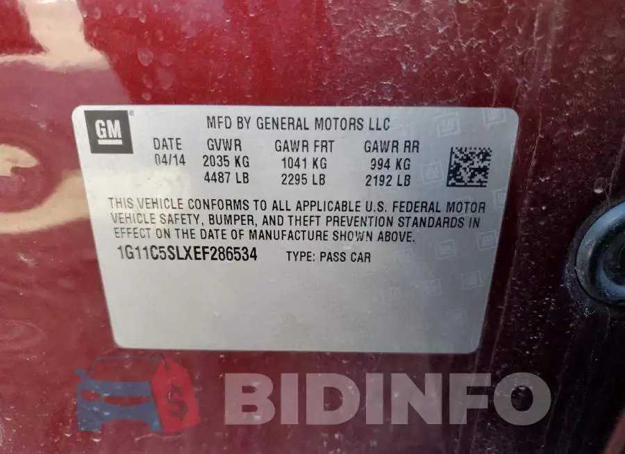 1G11C5SLXEF286534 Photo# 13