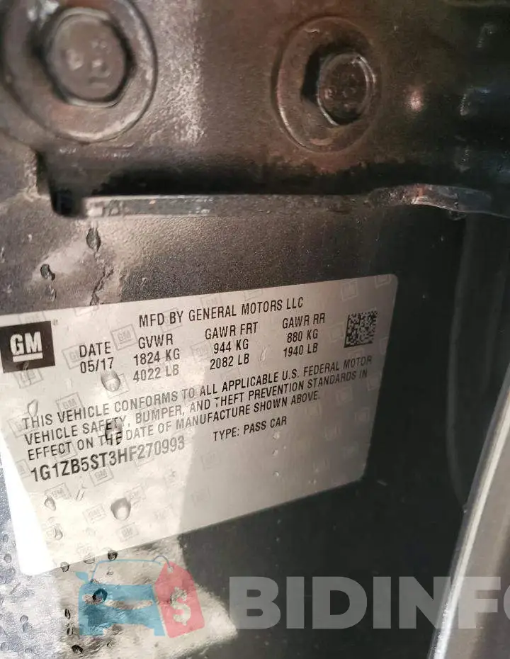 1G1ZB5ST3HF270993 Photo# 13